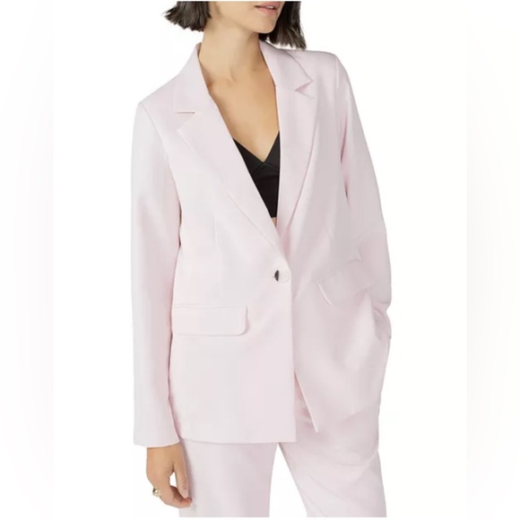 Sanctuary Bryce Woven Blazer in Pink Size S New w/Tag